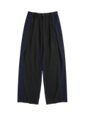 Patchwork Pleated Trousers