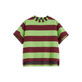 Contrast Stripe Boxy Tee
