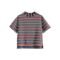 Contrast Stripe Boxy Tee
