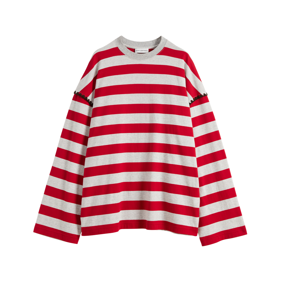 Classic Embroidered Striped T-Shirt