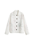 Embroidered Cargo Jacket