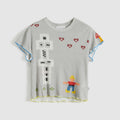 Faux Sweater Print Slim-Fit T-Shirt