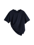 Asymmetric Gathered T-Shirt