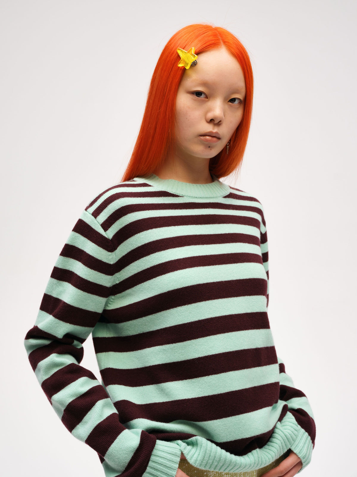 Two-color striped Knitwear - 4