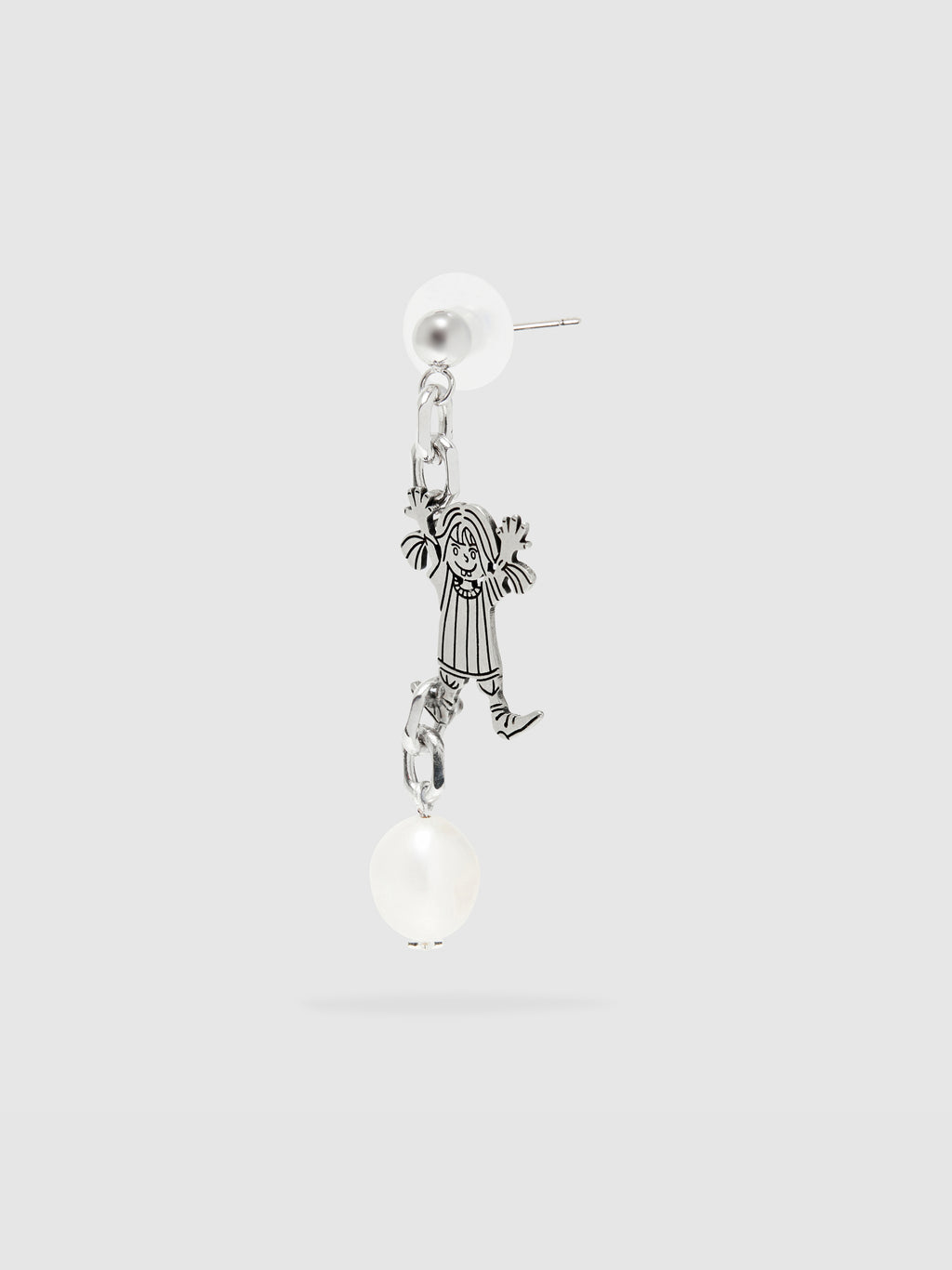 Buddy Silhouette Contrast Earrings