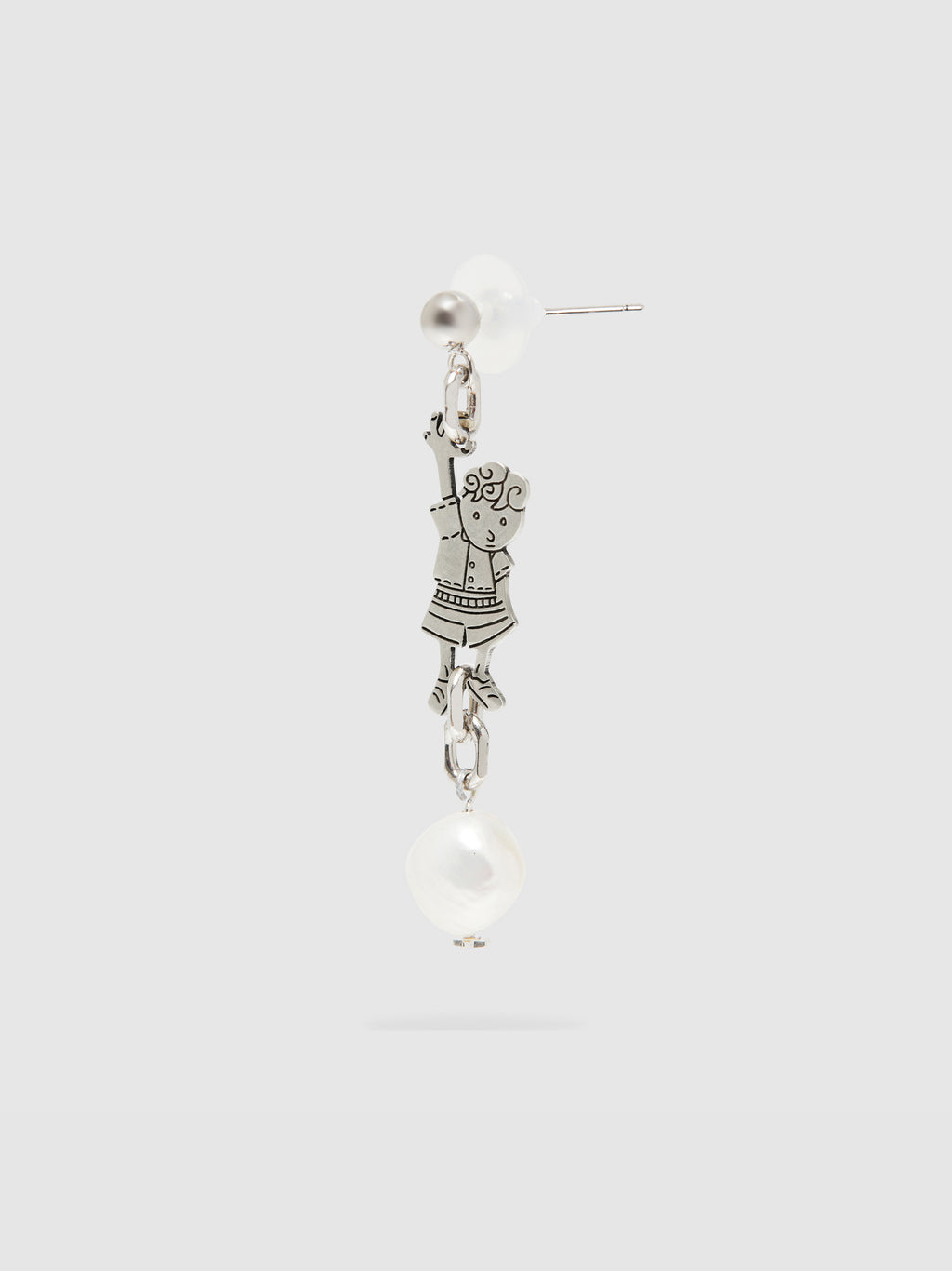 Buddy Silhouette Contrast Earrings