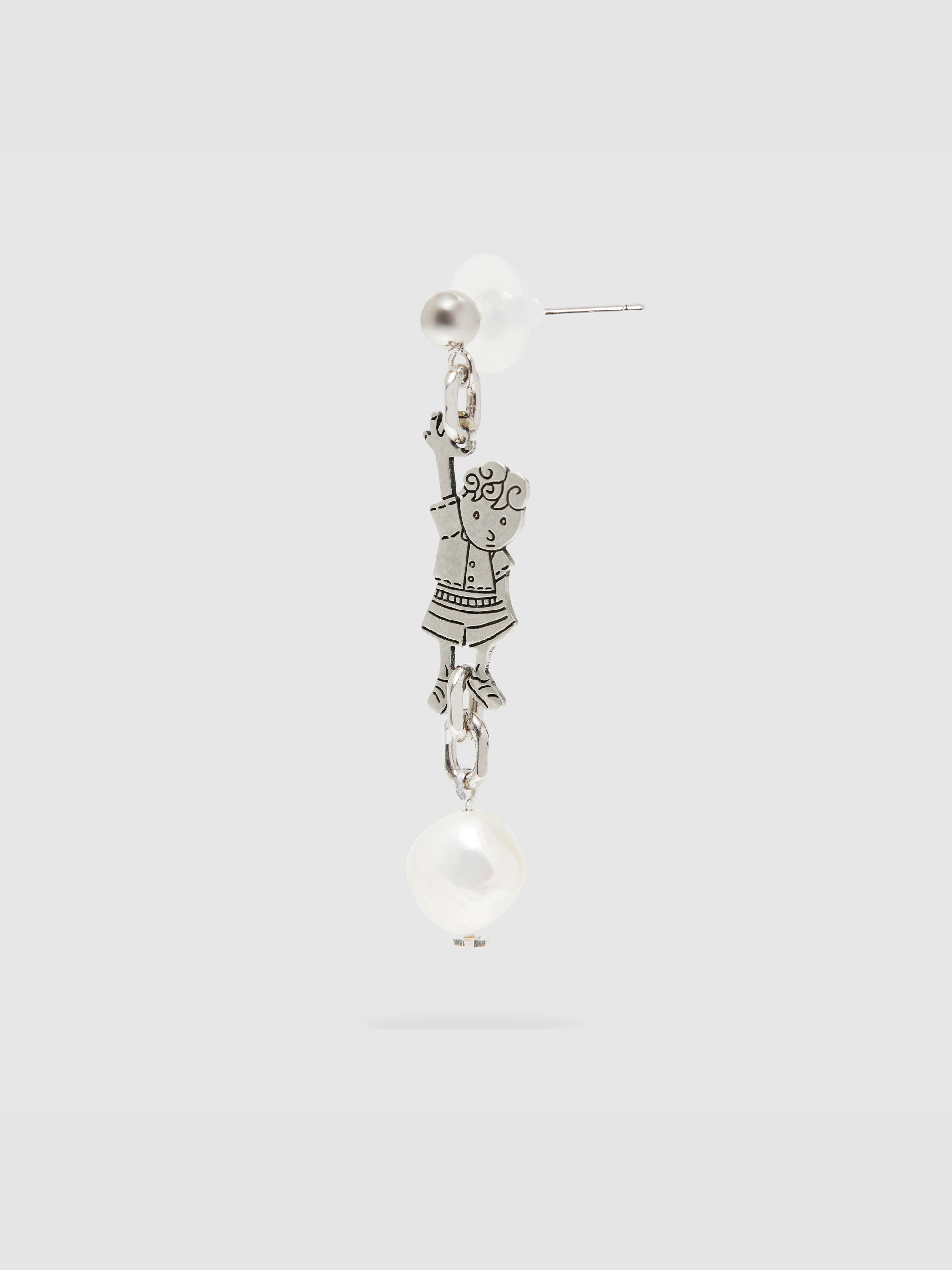 Buddy Silhouette Contrast Earrings