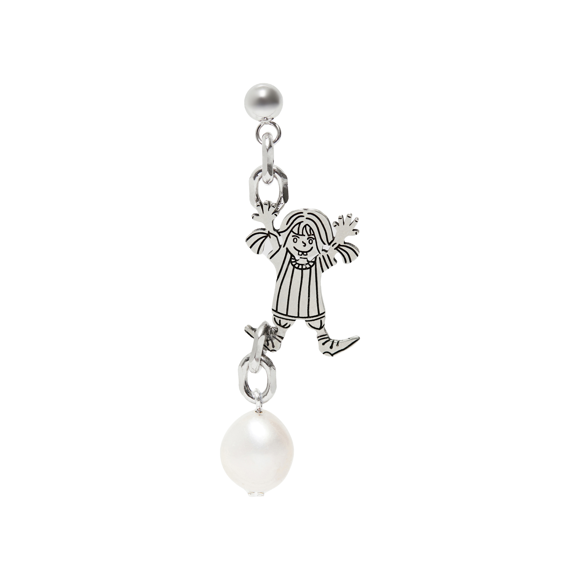 Buddy Silhouette Contrast Earrings