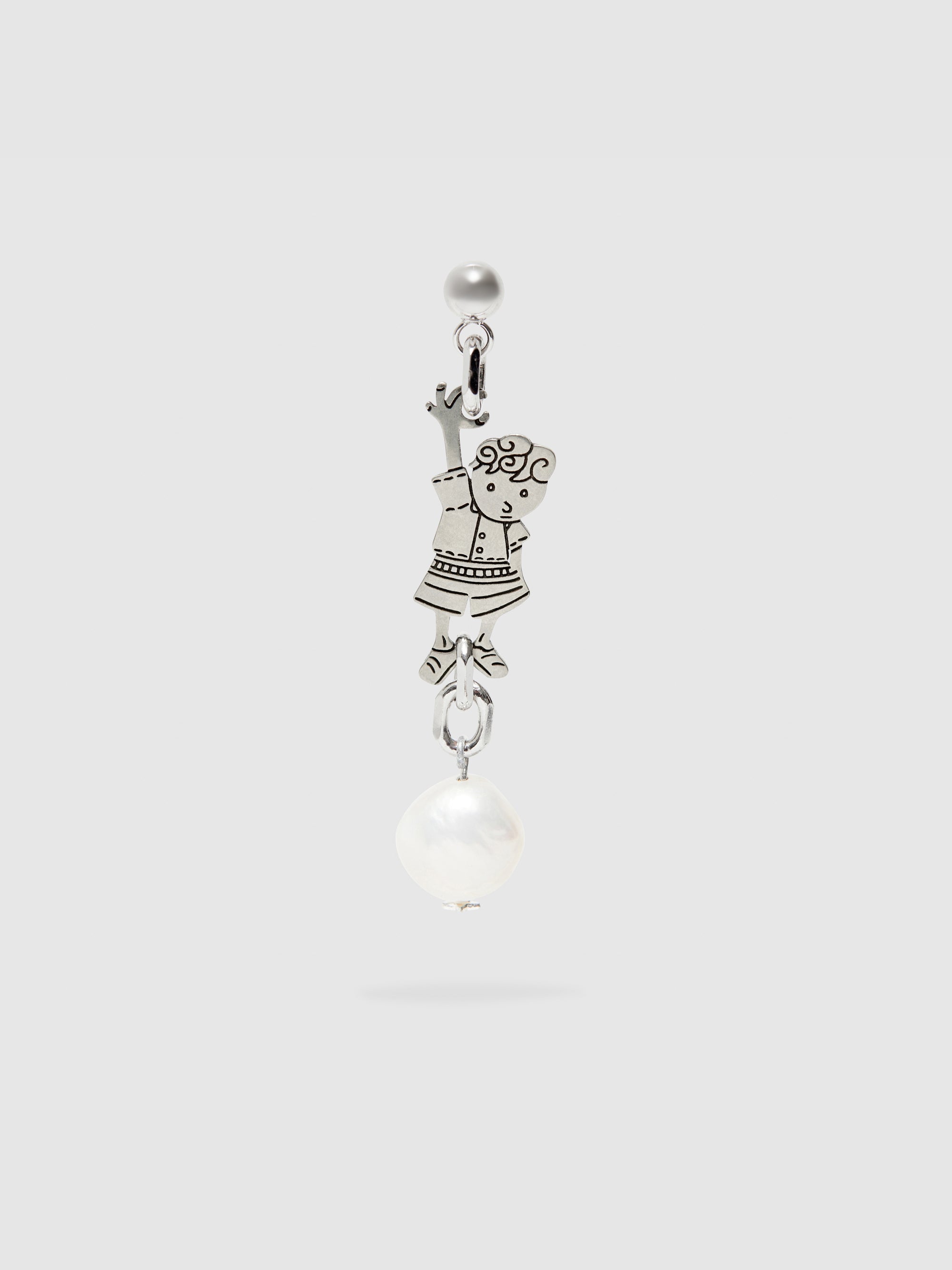 Buddy Silhouette Contrast Earrings