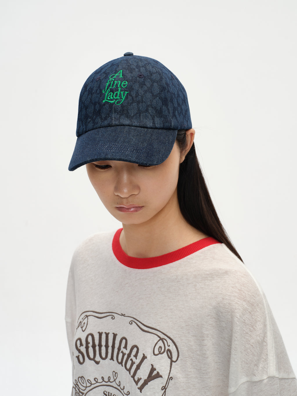 Embroidered Leopard Print Cap