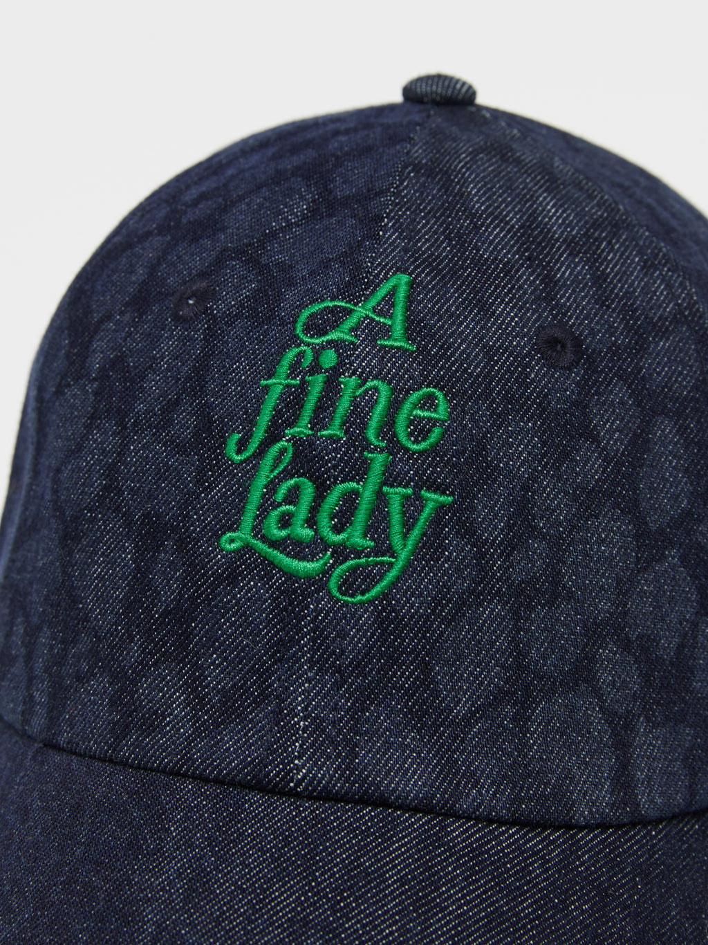Embroidered Leopard Print Cap