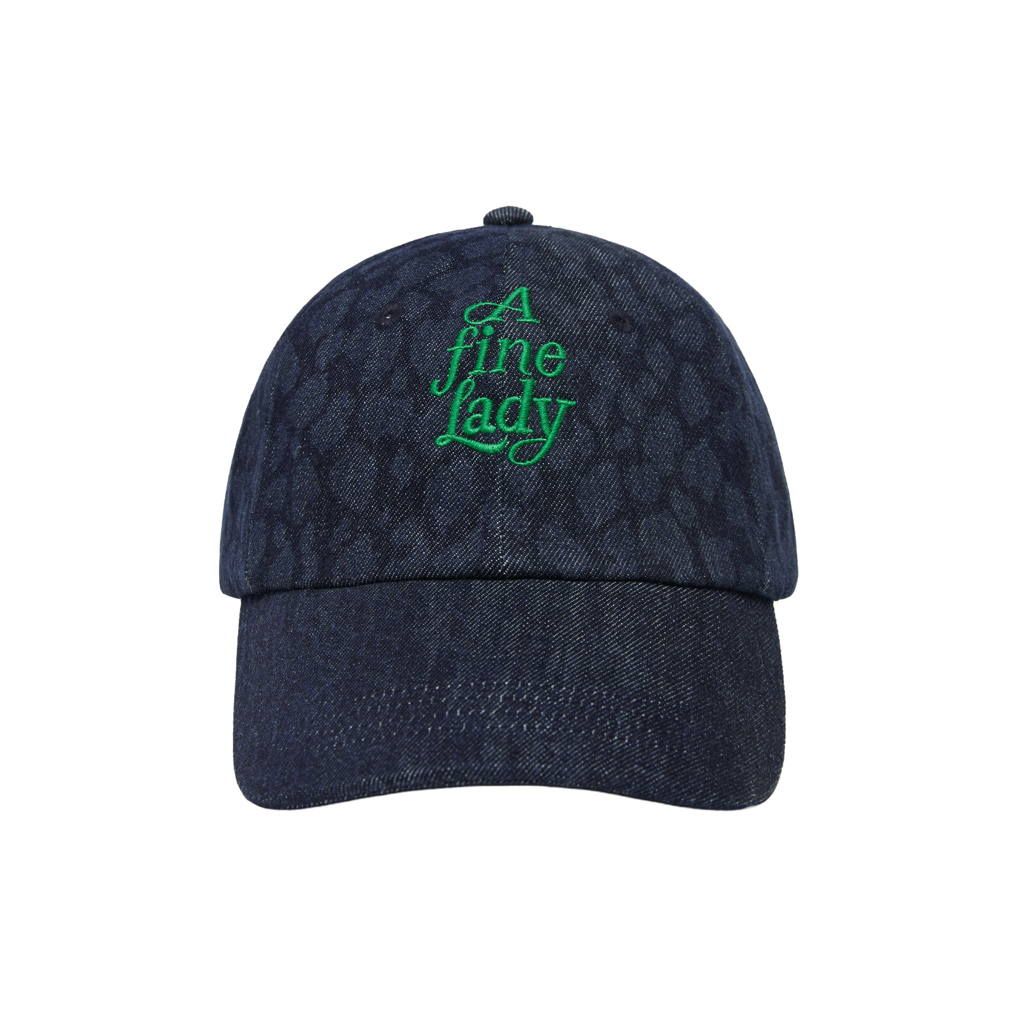 Embroidered Leopard Print Cap
