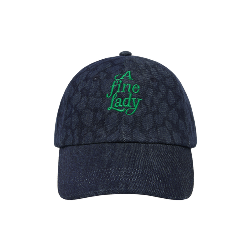 Embroidered Leopard Print Cap