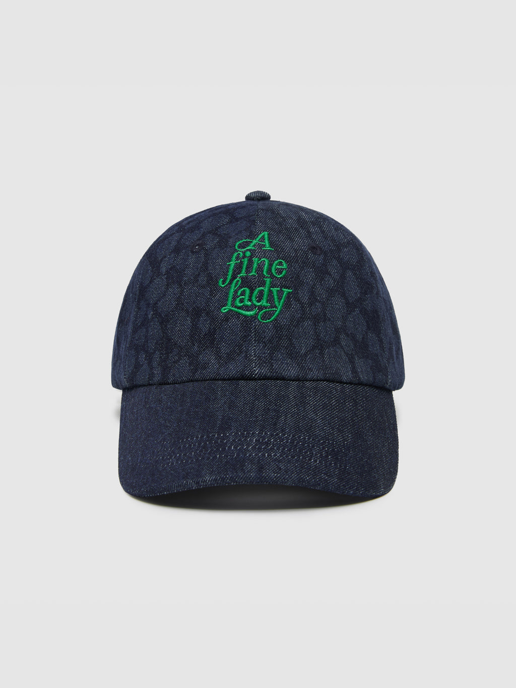 Embroidered Leopard Print Cap