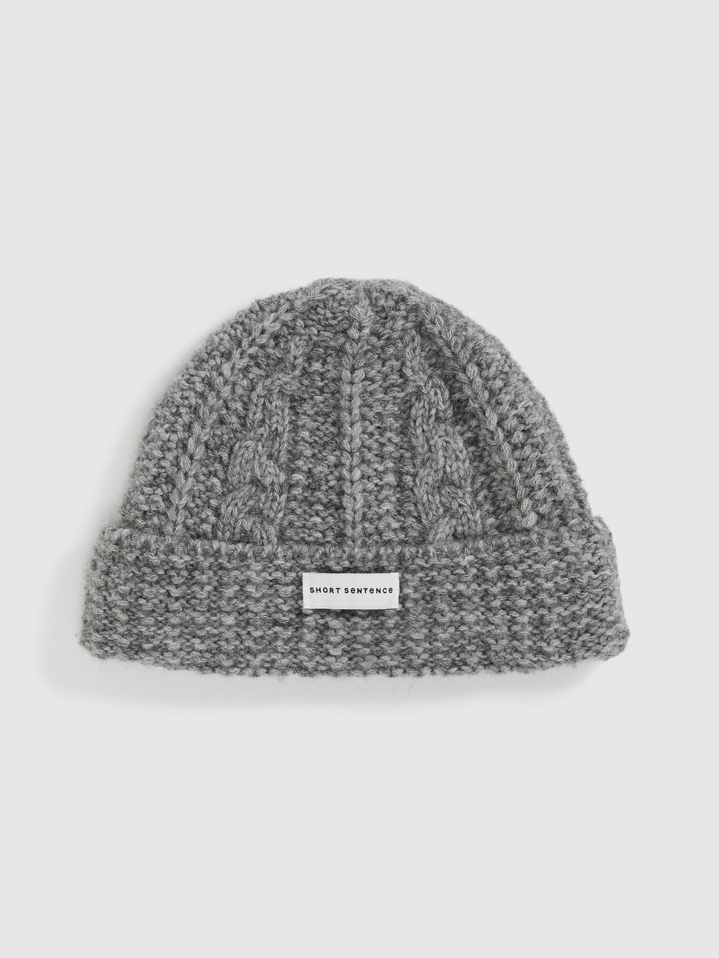 Cable Knit Cuffed Beanie
