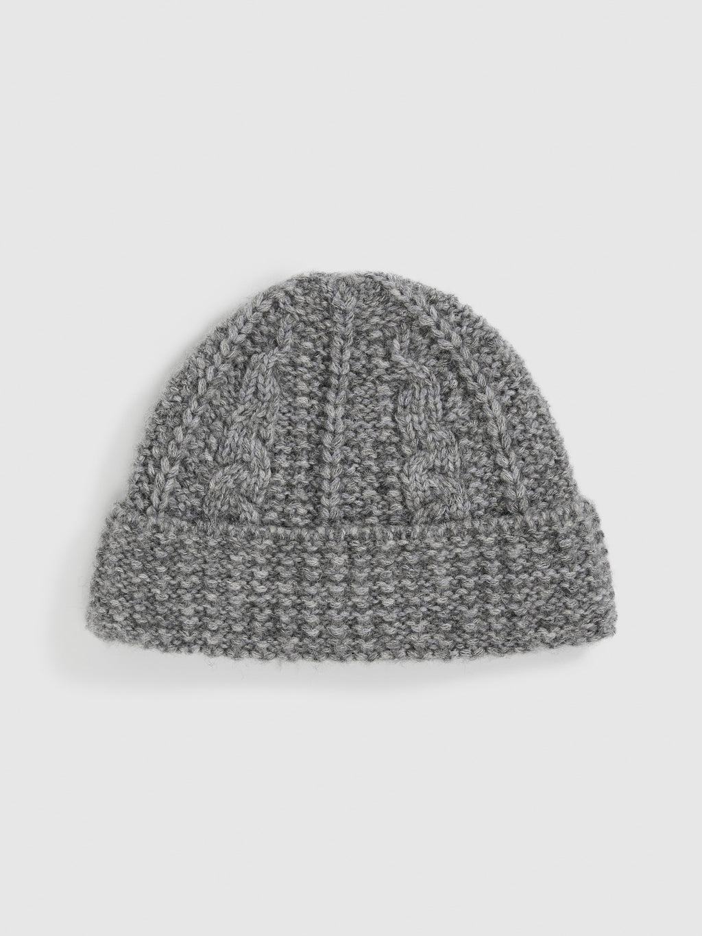 Cable Knit Cuffed Beanie