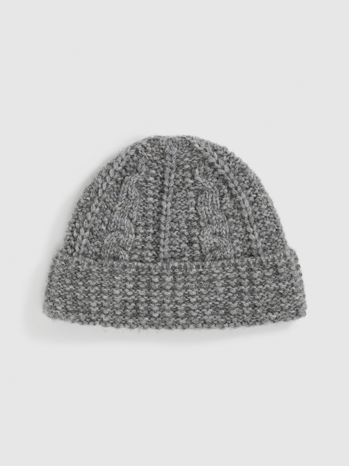 Cable Knit Cuffed Beanie
