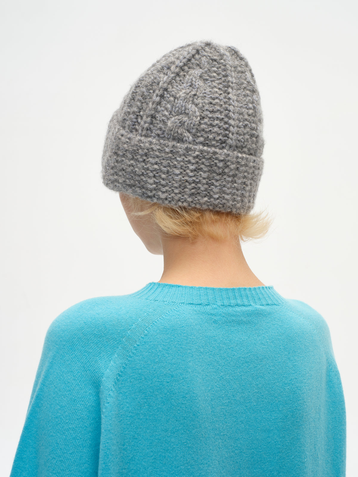 Cable Knit Cuffed Beanie