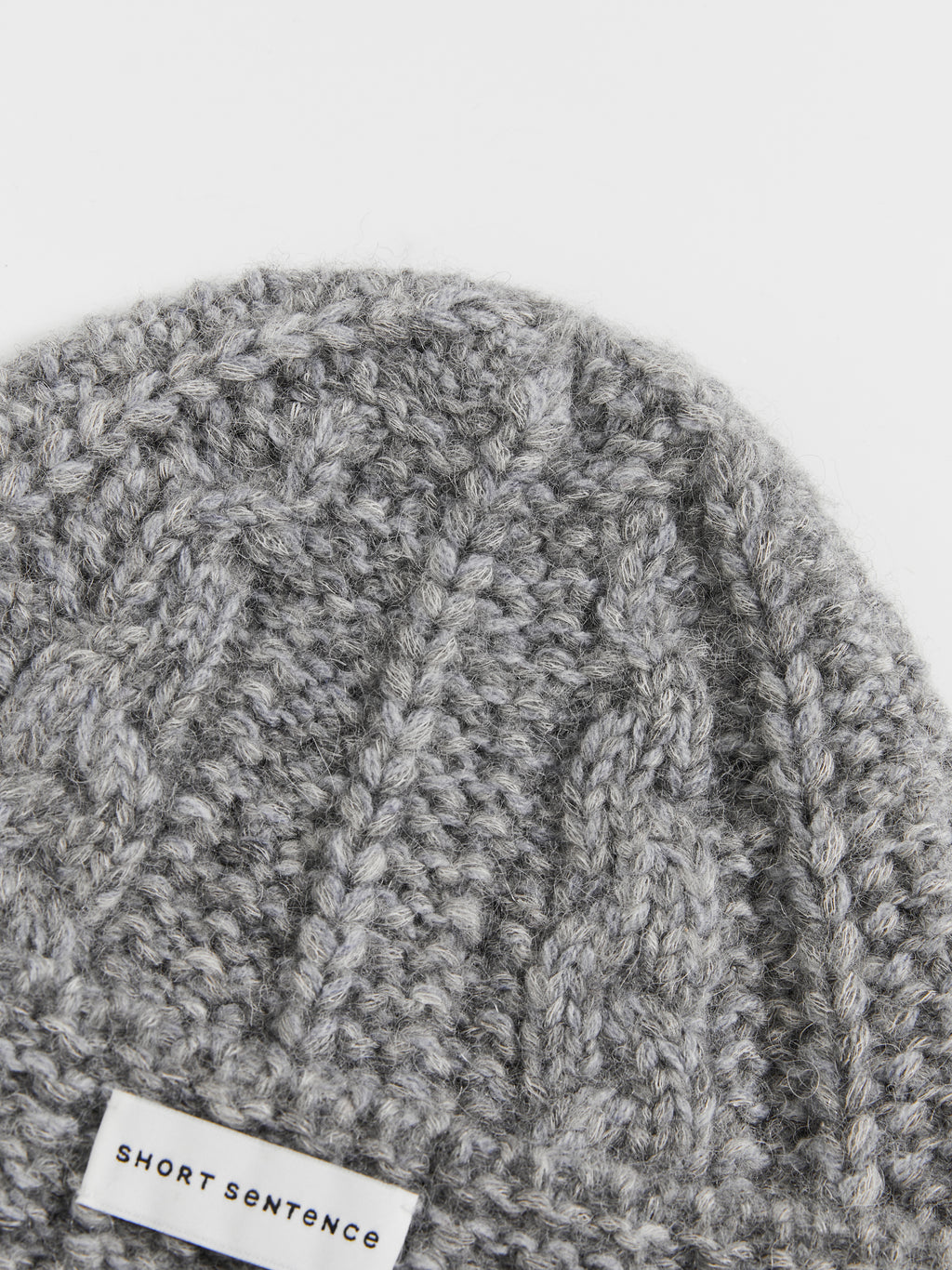Cable Knit Cuffed Beanie