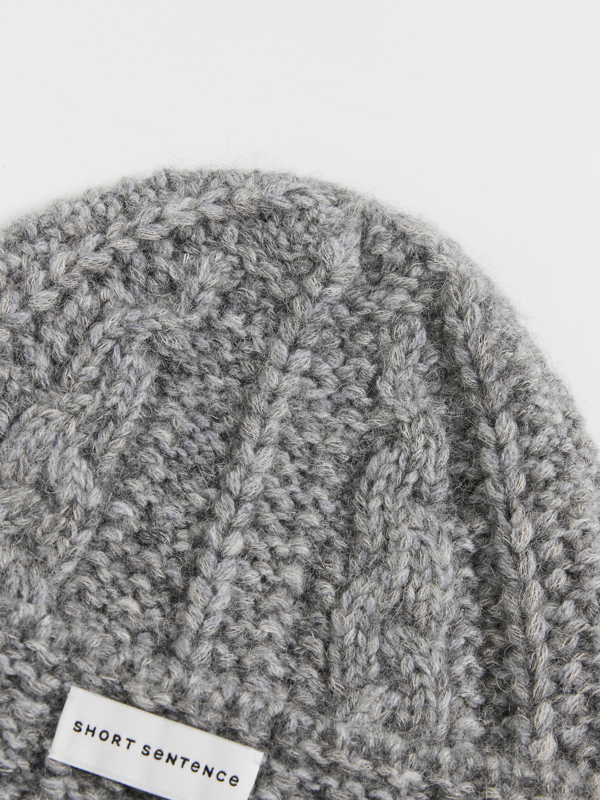 Cable Knit Cuffed Beanie