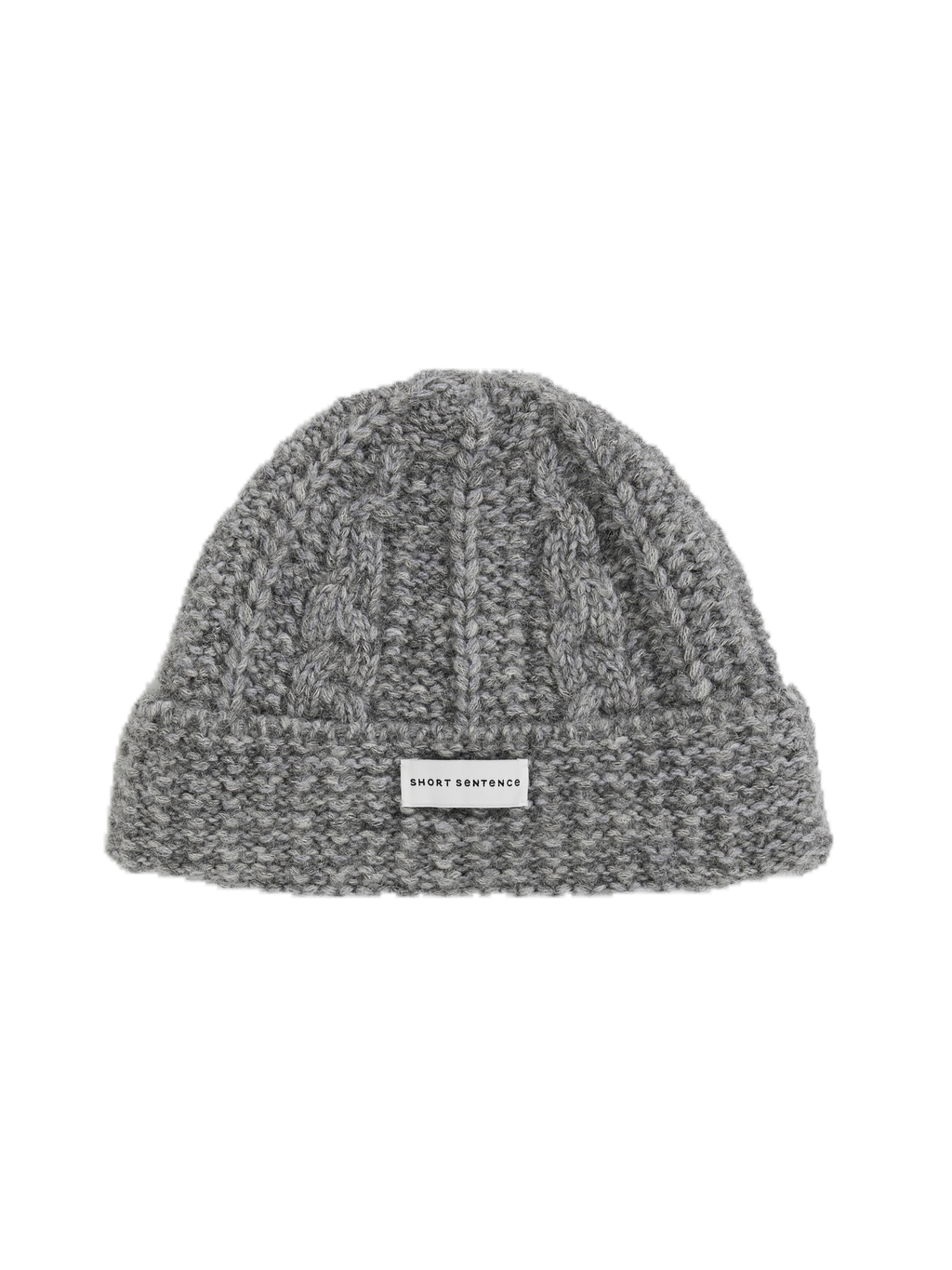 Cable Knit Cuffed Beanie