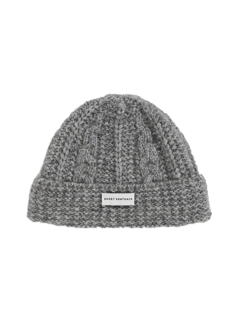 Cable Knit Cuffed Beanie