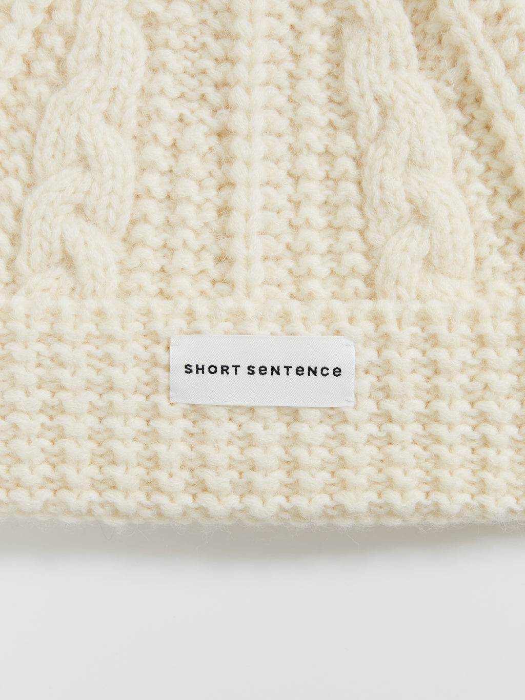 Cable Knit Cuffed Beanie