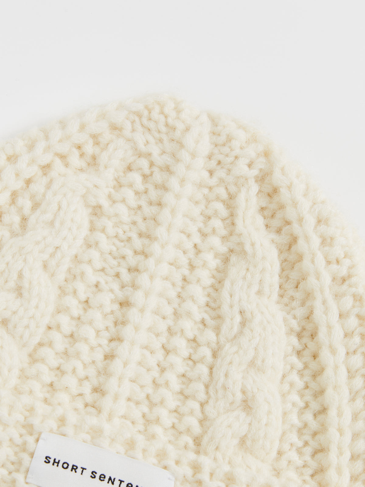 Cable Knit Cuffed Beanie