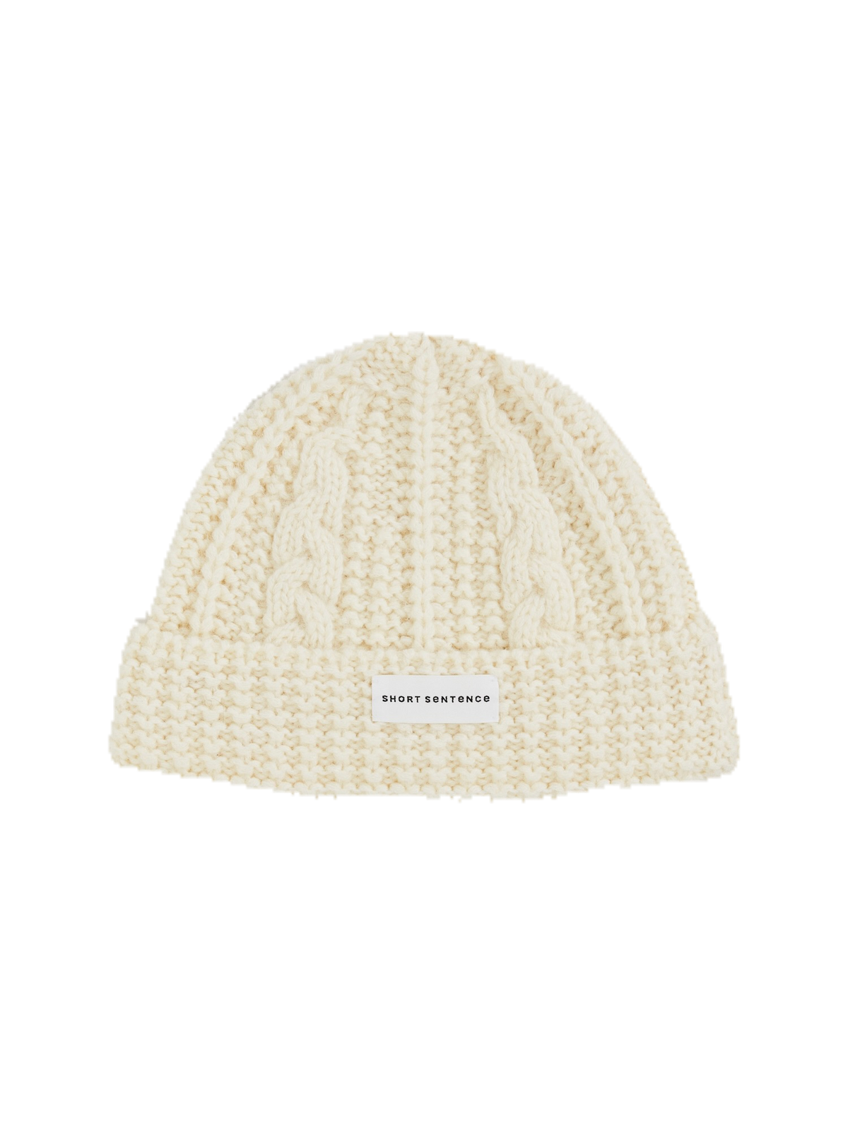 Cable Knit Cuffed Beanie