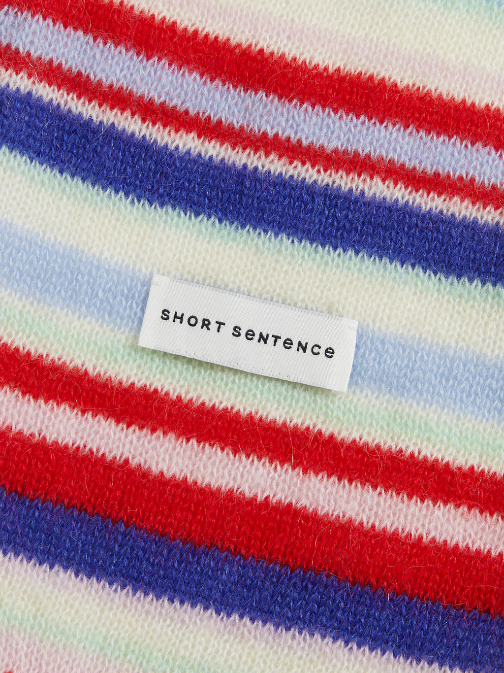Color-Block Striped Knit Scarf