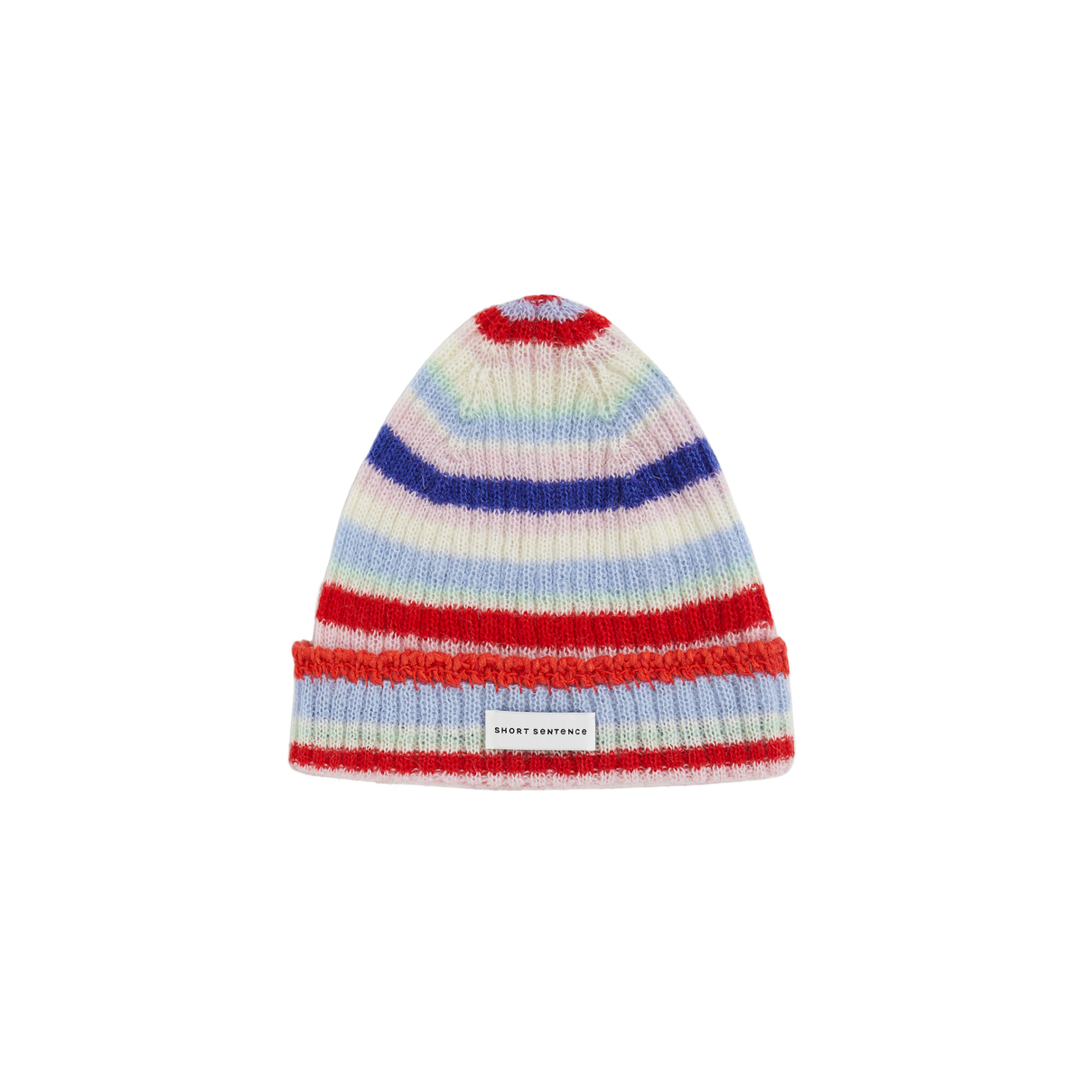 Color-Block Striped Knit Beanie