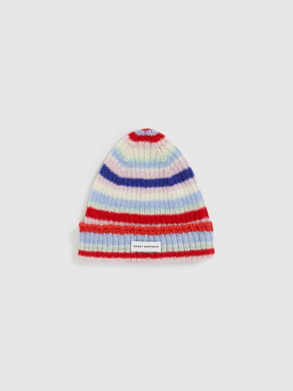 Color-Block Striped Knit Beanie