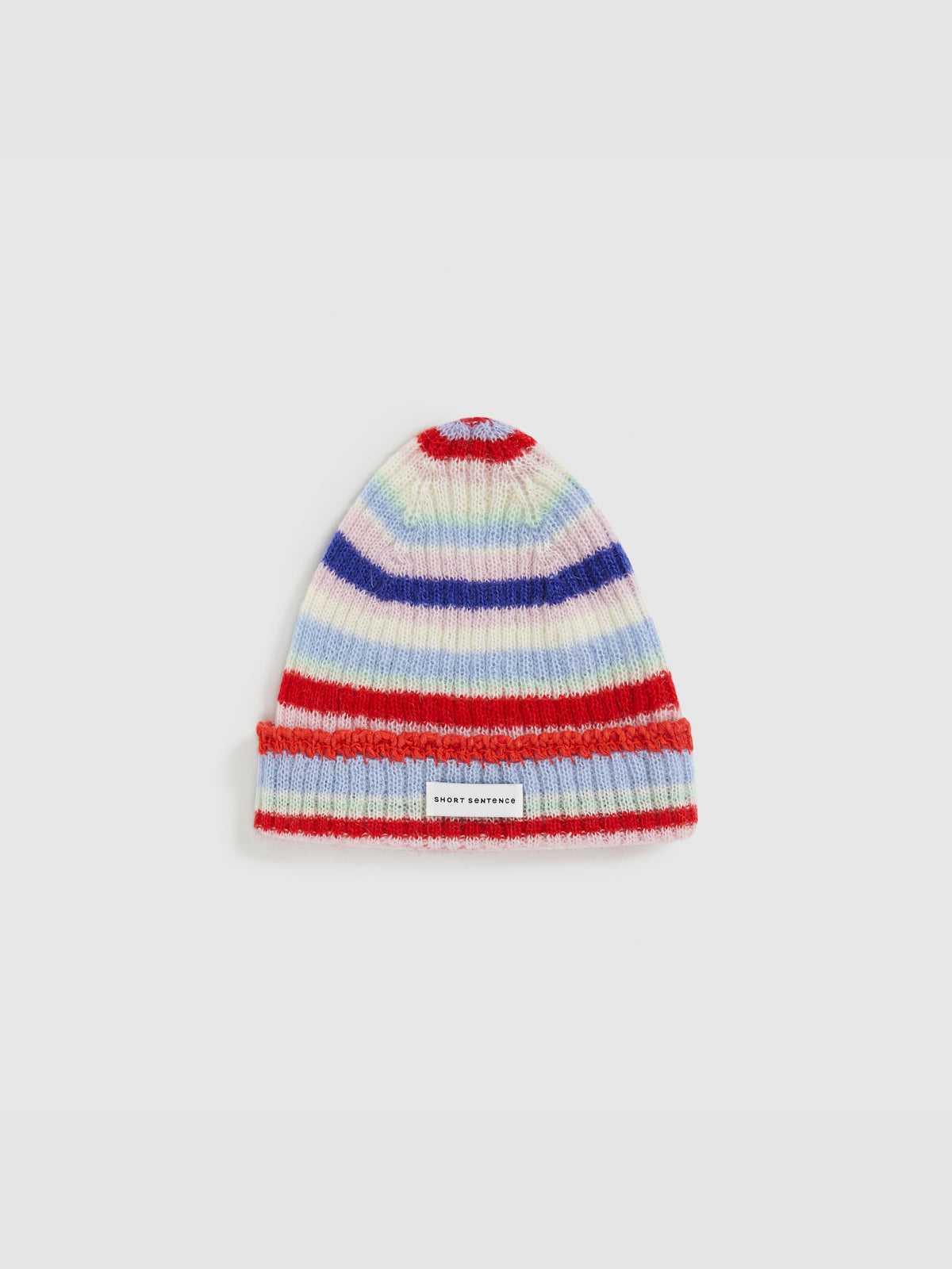 Color-Block Striped Knit Beanie