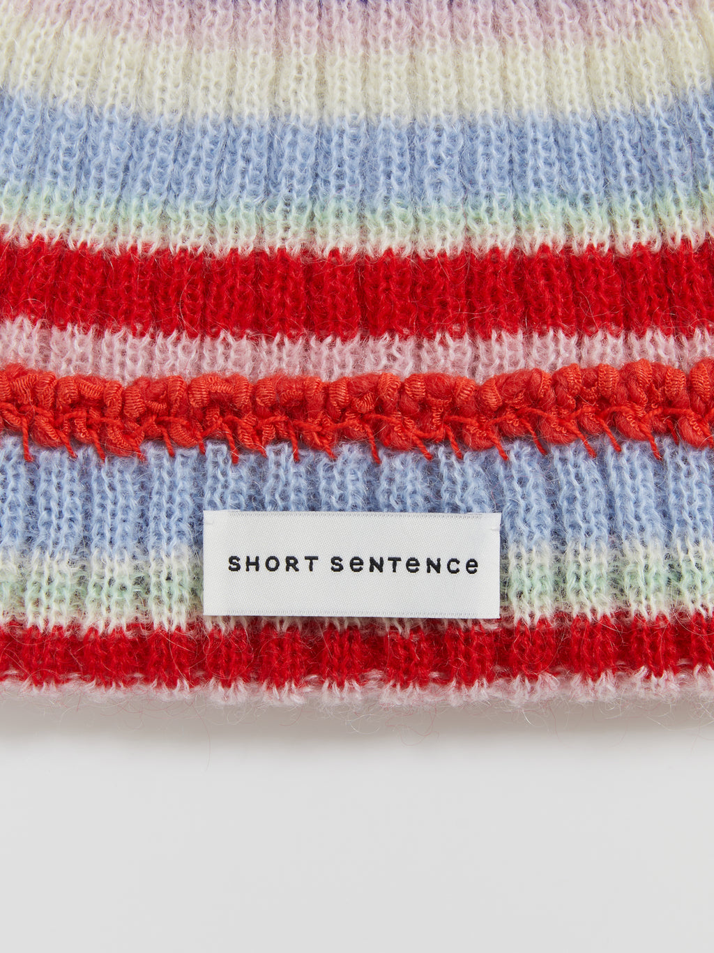 Color-Block Striped Knit Beanie