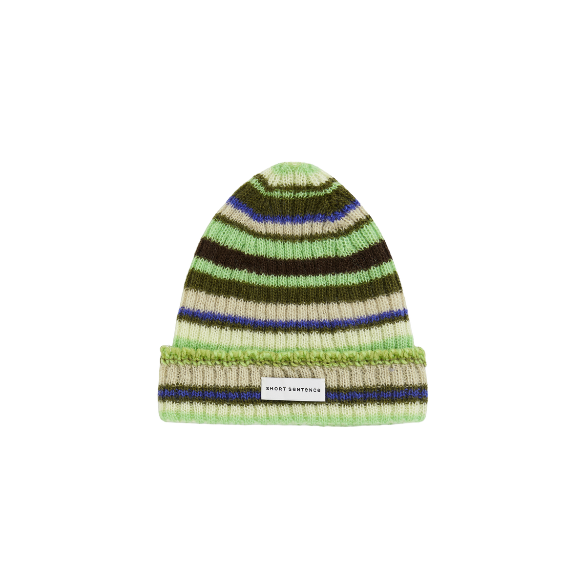 Color-Block Striped Knit Beanie