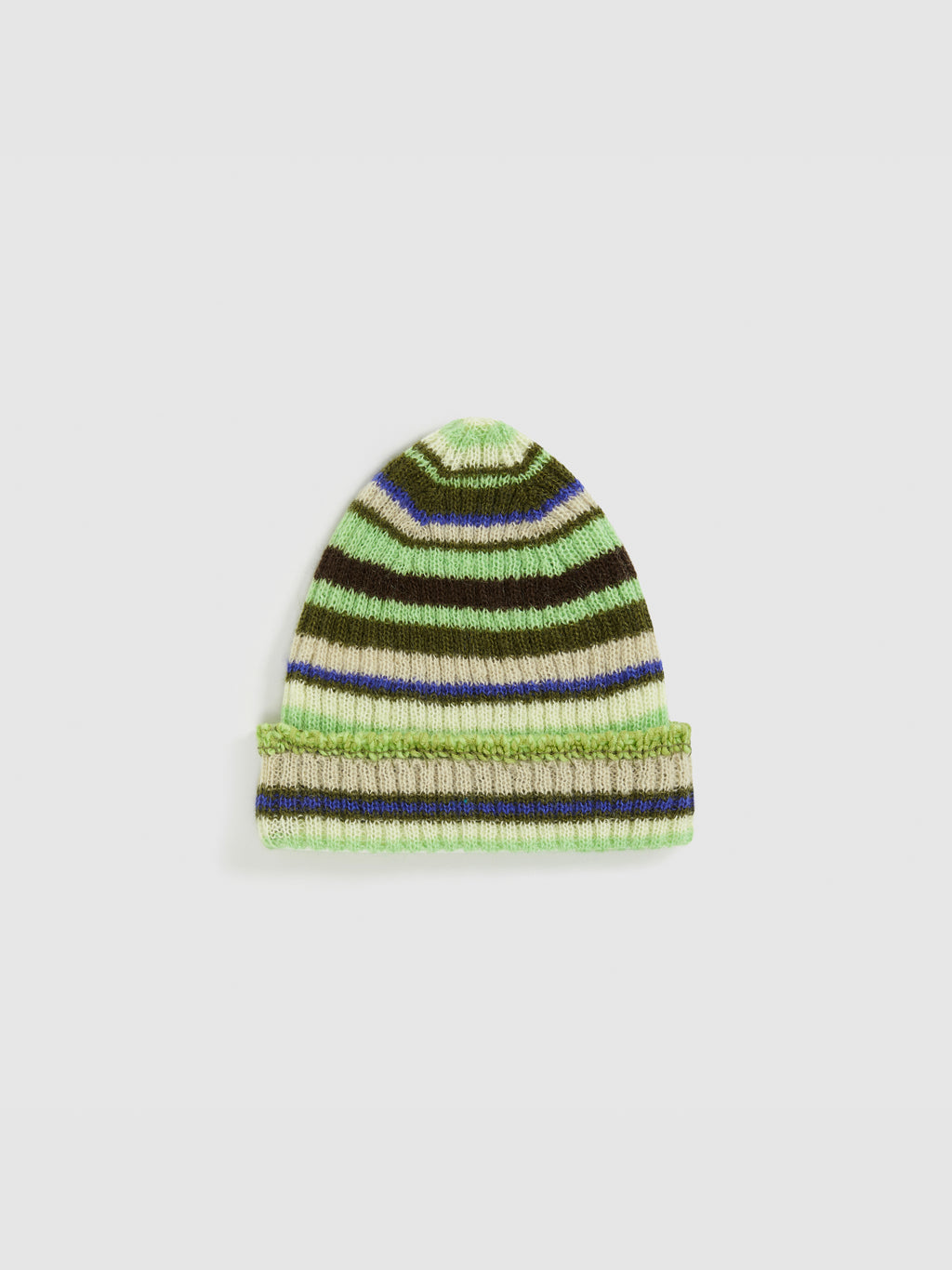 Color-Block Striped Knit Beanie