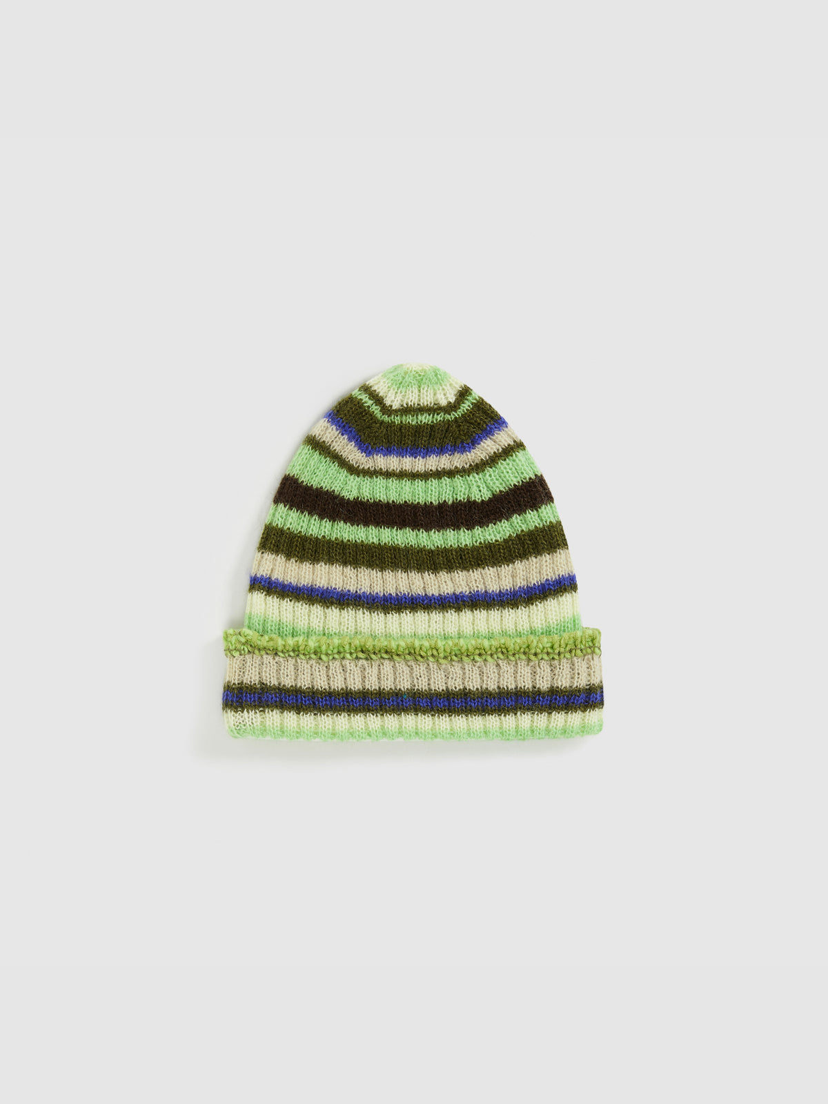 Color-Block Striped Knit Beanie