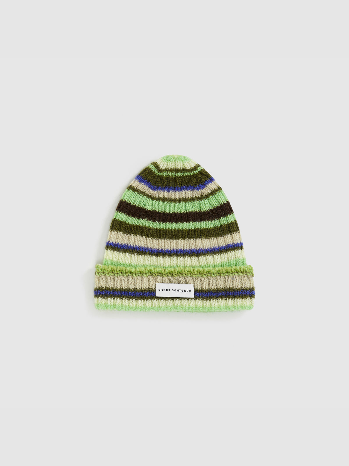 Color-Block Striped Knit Beanie