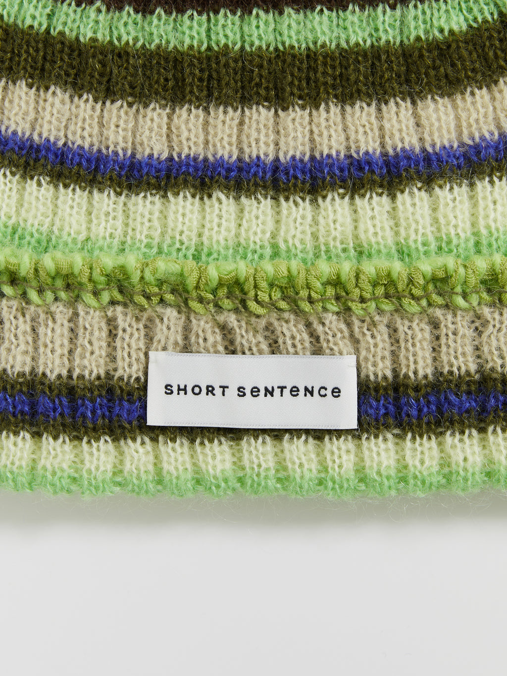 Color-Block Striped Knit Beanie