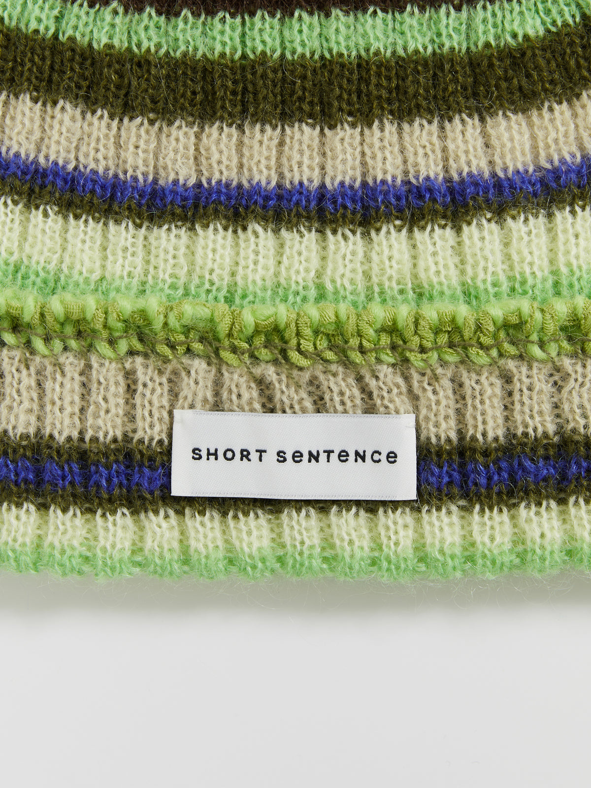 Color-Block Striped Knit Beanie