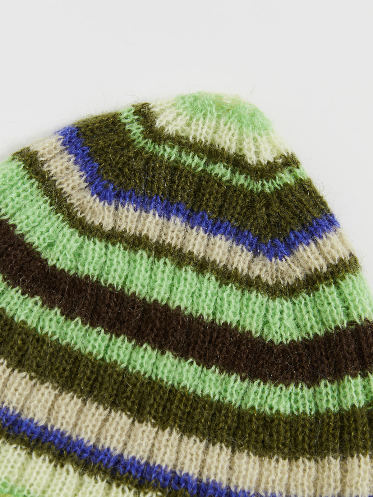 Color-Block Striped Knit Beanie