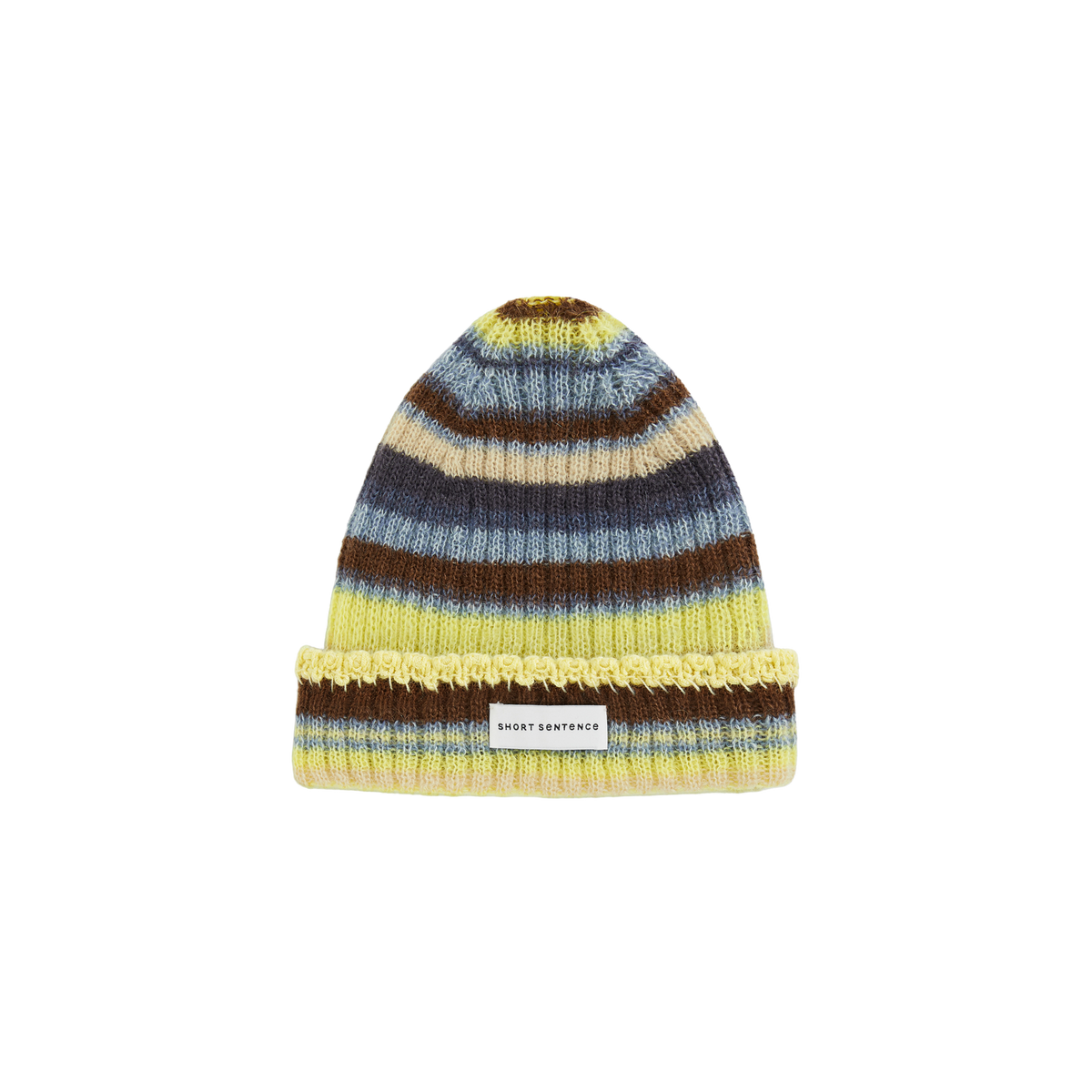 Color-Block Striped Knit Beanie