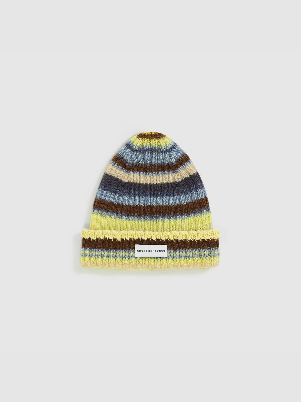 Color-Block Striped Knit Beanie