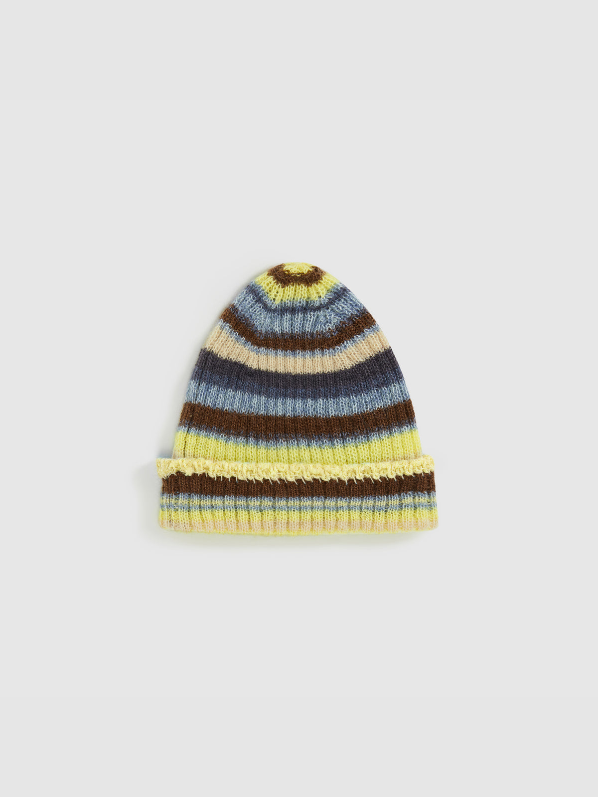 Color-Block Striped Knit Beanie