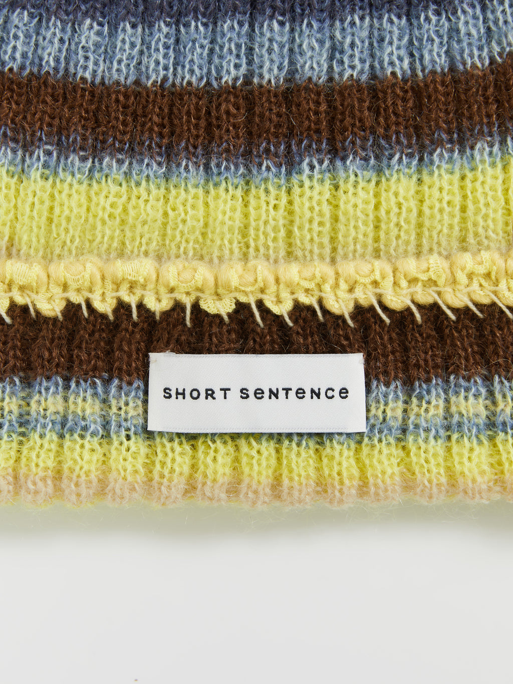 Color-Block Striped Knit Beanie