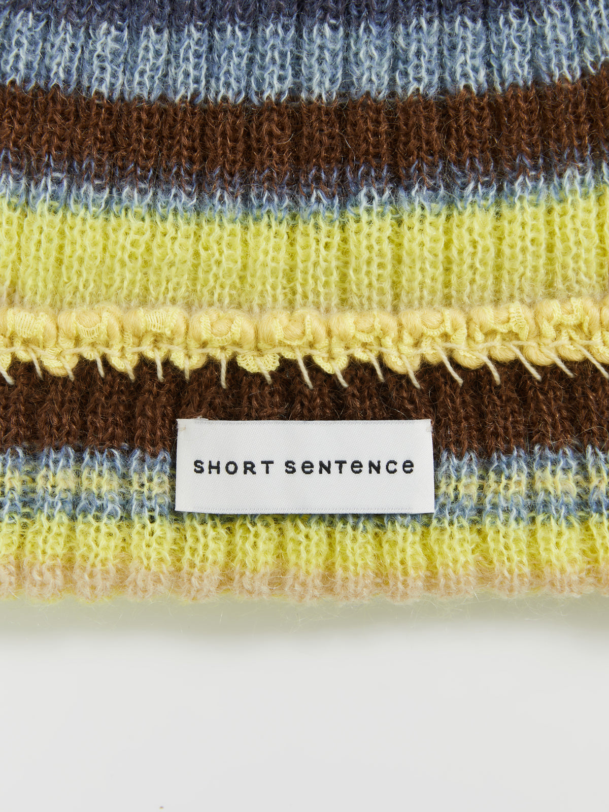 Color-Block Striped Knit Beanie