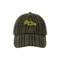 Embroidered Plaid Baseball Cap