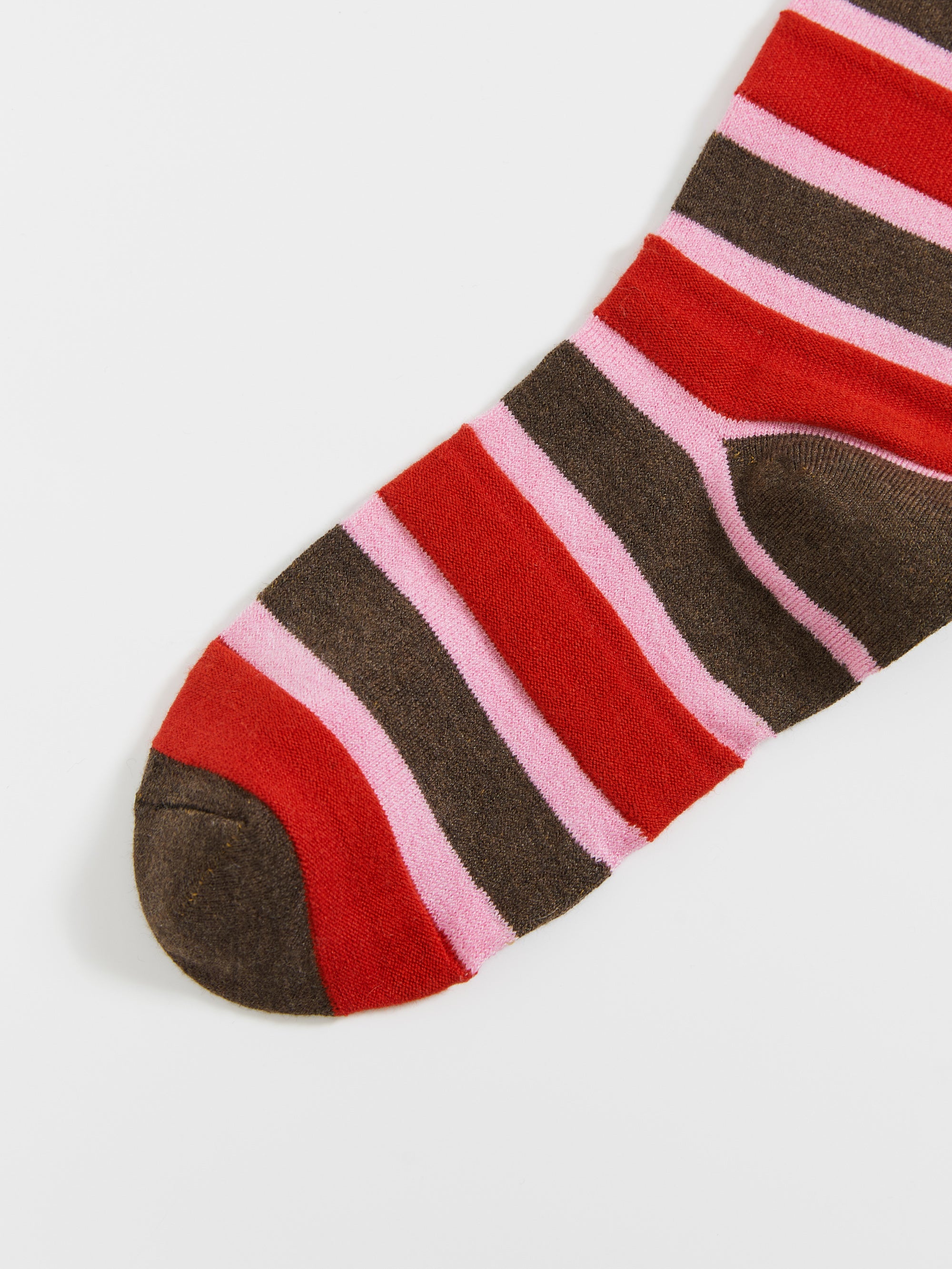 Color-Block Stripe Knee-High Socks