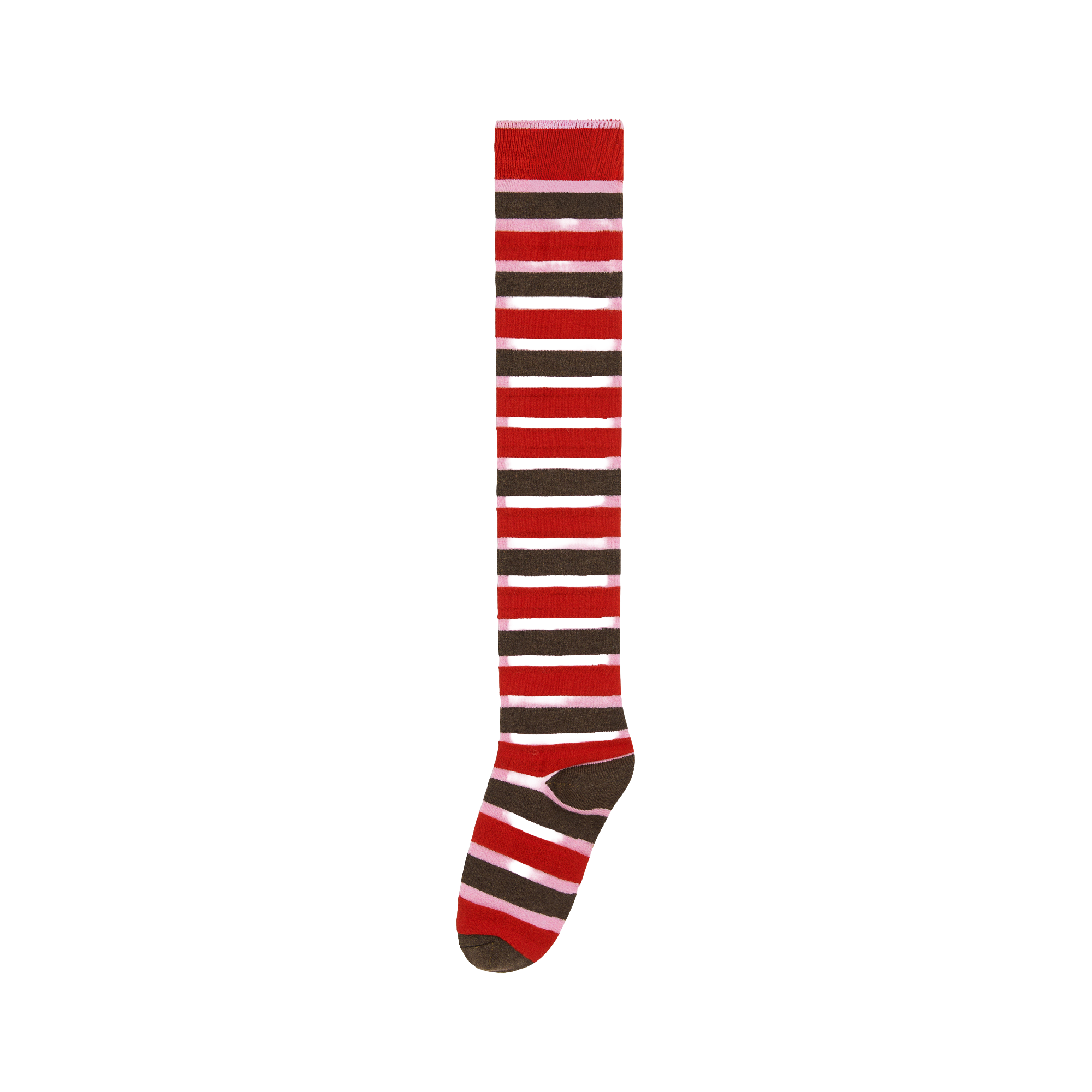 Color-Block Stripe Knee-High Socks