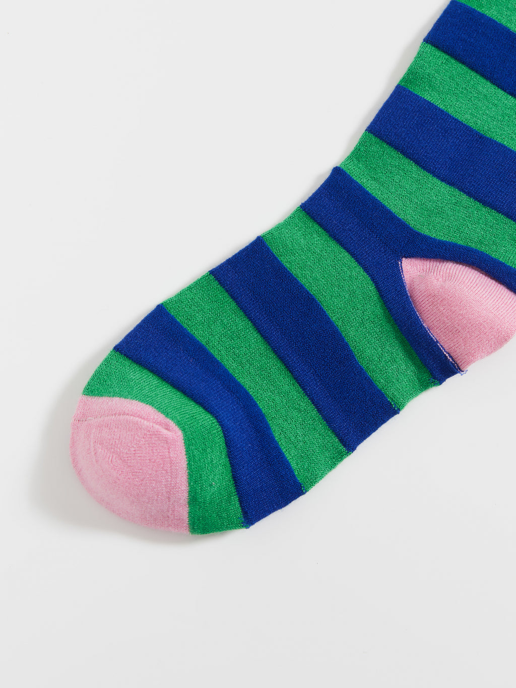 Color-Block Stripe Knee-High Socks